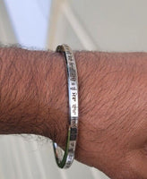 Sikh kara tu mera rakha sabni thai flat stainless steel singh kada bangle e16