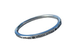 Satnam Waheguru Kara Sikh Khanda Bangle Stainless Steel Bracelet Dlat Kada E14R Unisex UK Stock
