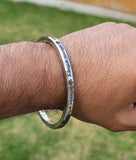 Satnam Waheguru Kara Sikh Khanda Bangle Stainless Steel Bracelet Dlat Kada E14R Unisex UK Stock