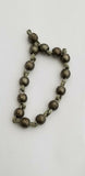 Sarbloh solid beads pure iron meditation praying hindu sikh simarna bracelet q9