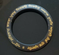 Sikh Kara black Sarbloh Mool Mantar Bangle Singh Kaur Sidhu Moosewala Kada BB11