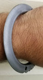 Sarbloh Kara Sikh Shiri Akaal Ji Sahai Kada Gurmukhi Engraved Pure Iron Bangle K19 Unisex Khalsa Handmade Design