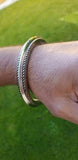 Sikh kara stainless steel twisted copper brass collar kada singh kaur bangle v17