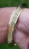 Sikh Brass Kara Gold Look Kada Singh Kaur Punjabi Bracelet Panjabi Gift M15 New