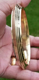 Sikh Brass Kara Gold Look Kada Singh Kaur Punjabi Bracelet Panjabi Gift M15 New