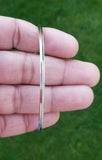 Stainless Steel Kara Silver Colour Thin Sikh Kada Singh Kaur Khalsa Bangle T3 UK