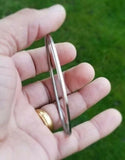 Stainless Steel Kara Silver Colour Thin Sikh Kada Singh Kaur Khalsa Bangle T3 UK
