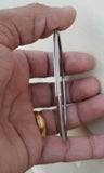 Stainless Steel Kara Silver Colour Thin Sikh Kada Singh Kaur Khalsa Bangle T3 UK