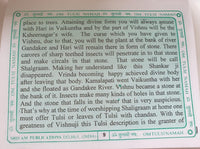 Shri Tulsi Chalisa Hindu Evil Eye Protection Good Luck Book Hindi English GG24