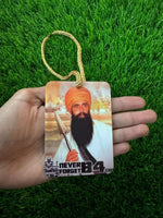 Sikh Bhindranwale Acrylic Moosewala Pendant Evil Eye Protection Car Hanger OFL