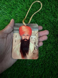 Sikh Bhindranwale Acrylic Moosewala Pendant Evil Eye Protection Car Hanger OFL