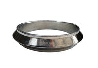 Chrome Plated Kara Thick Collar One Edge Kada Sikh Bangle Singh Kaur Khalsa OF12