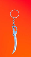 Steel hindu punjabi sikh singh kaur khalsa sword kirpan key chain key ring gg1a