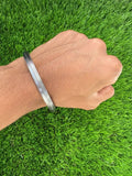 Pure Iron Kara Sarbloh Kada Ridged Edged Sikh Bangle Singh Kaur Khalsa OF11 NEW