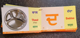 Punjabi Gurmukhi Alphabet Card Part 1 Kids Learn Book Colour photos English MA