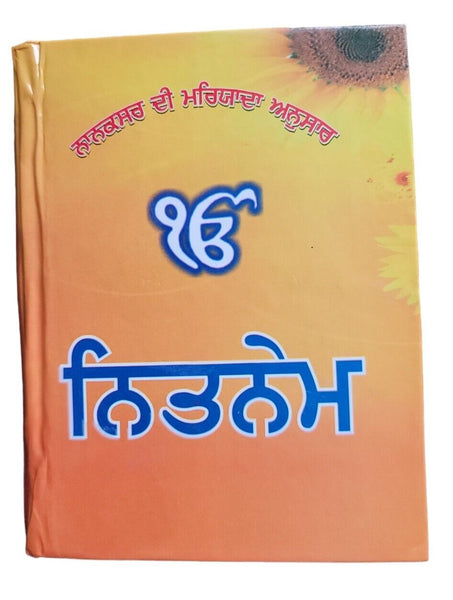 Sikh Nitnem Banis Japji Jaap Rehras Anand Sahib Gutka Punjabi Gurmukhi Book VV22