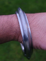 Sikh Kara Sarbloh Pure Iron Smooth Edge Chakri Kada Khalsa Warrior Bangle O6 New