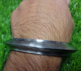 Sikh Kara Sarbloh Pure Iron Smooth Edge Chakri Kada Khalsa Warrior Bangle O6 New