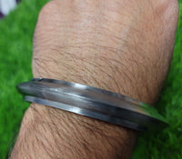 Sikh Kara Sarbloh Pure Iron Smooth Edge Chakri Kada Khalsa Warrior Bangle O6 New