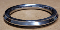 Sikh Kara Stainless Steel Singh Kaur Collar Kada Punjabi Edge Bangle New OG3