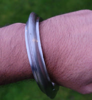 Sikh Kara Sarbloh Pure Iron Smooth Edge Chakri Kada Khalsa Warrior Bangle O6 New