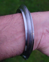 Sikh Kara Sarbloh Pure Iron Smooth Edge Chakri Kada Khalsa Warrior Bangle O6 New