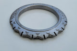 Sikh Kara Sarbloh Pure Iron Cut Floral Chakri Kada Khalsa Warrior Bangle OG7 New