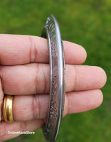 Sikh Kara Sarbloh Pure Iron Tooth Cut Chakri Kada Khalsa Warrior Bangle OG8 New