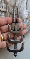 Sarbloh chand tora hand made punjabi sikh singh kaur arrow pin brooch gift bbb3