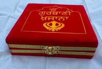 Gutka Sahib Gurbani Satkar Box for Sikh Holy Nitnem Sukhmani book Padded Khajana