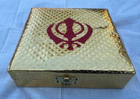 Gutka Sahib Gurbani Satkar Fancy Box Sikh Holy Nitnem Sukhmani book Padded Gift