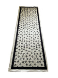 Gurmukhi Urra Airra Alphabet Panjabi Velvet Shawl Punjabi Indian Stole Warm Lohi