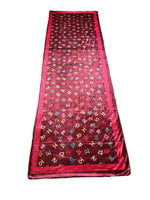 Gurmukhi Urra Airra Alphabet Panjabi Velvet Shawl Punjabi Indian Stole Warm Lohi
