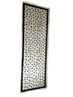 Gurmukhi Urra Airra Alphabet Panjabi Velvet Shawl Punjabi Indian Stole Warm Lohi