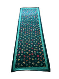 Gurmukhi Urra Airra Alphabet Panjabi Velvet Shawl Punjabi Indian Stole Warm Lohi