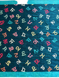 Gurmukhi Urra Airra Alphabet Panjabi Velvet Shawl Punjabi Indian Stole Warm Lohi