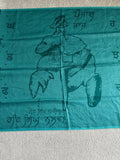Gurmukhi Alphabet Shawl Great Sikh Warrior Hari Singh Nalwa Punjabi Stole Lohi S