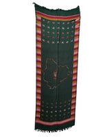 Gurmukhi Urra Airra Alphabet Panjabi Woolen Shawl Punjab Map Indian Stole Lohi