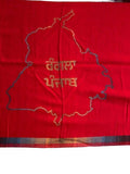 Gurmukhi Punjabi Alphabet Shawl Rangla Punjab Map Wool Lohi Urra Airra Panjabi Woolen India Stole