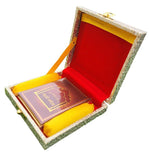 Sikh Japji Sahib Bani Gutka Gift Box Gurmukhi Golden Printing Swiss Design Book