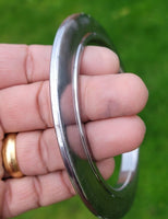 Sikh Kara Sarbloh Kada Pure Iron Smooth UFO Chakri Heavy Khalsa Warrior Bangle O