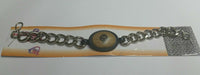 Stunning Steel Singh Khalsa Sikh Khanda Chain Bracelet  Lovely Punjabi design C