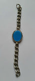 Stunning Steel SALMAN KHAN STYLE Movie Prem Ratan Dhan Payo Turquoise Bracelet D