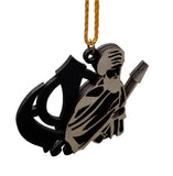 Wooden Sikh Baba Deep Singh Khanda Bhindranwale Car Mirror Pendant Hanger QQ10R