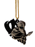 Wooden Sikh Baba Deep Singh Khanda Bhindranwale Car Mirror Pendant Hanger QQ10R
