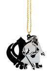 Wooden Sikh Baba Deep Singh Khanda Bhindranwale Car Mirror Pendant Hanger QQ10R