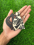 Wooden Sikh Baba Deep Singh Khanda Bhindranwale Car Mirror Pendant Hanger QQ10R