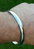 Sikh Iron Kara Smooth Design Singh Kaur Khalsa Kada Bangle Kakaar 5Ks Unisex W8G Gift