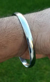Sikh Iron Kara Smooth Design Singh Kaur Khalsa Kada Bangle Kakaar 5Ks Unisex W8G Gift