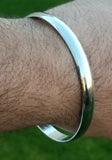 Sikh Iron Kara Smooth Design Singh Kaur Khalsa Kada Bangle Kakaar 5Ks Unisex W8G Gift